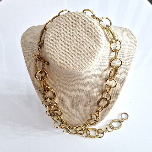 Gold Accent Large Necklace - Picture 1 of 3